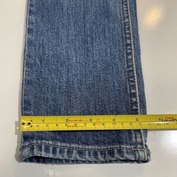 Hudson Light Wash Mens Zack Slim Fit Distressed Jeans 31x34 Cotton Denim - Picture 6 of 9